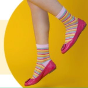 Women's Pink mesh Ankle Socks NWT